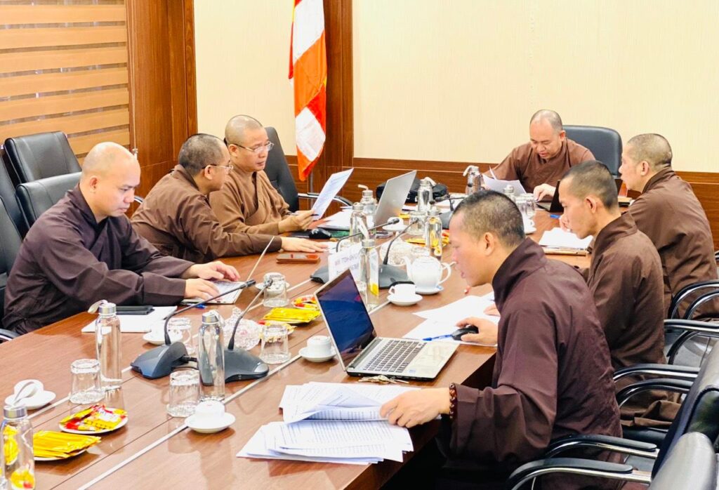 Ban thư ký Đại hội phật giáo toàn quốc lần thứ ix rà soát các công việc chuẩn bị đại hội 637f42802fb57.jpeg