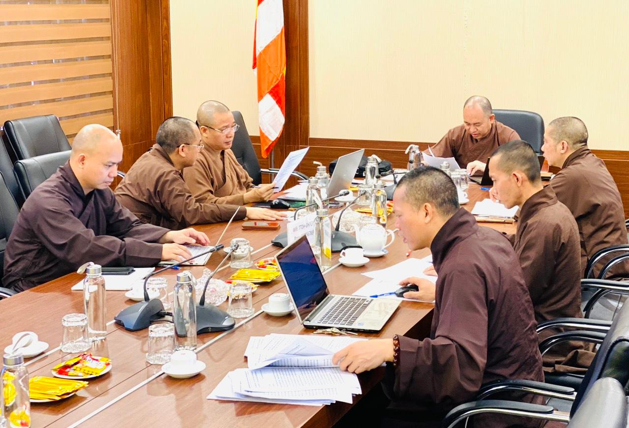 Ban thư ký Đại hội phật giáo toàn quốc lần thứ ix rà soát các công việc chuẩn bị đại hội 637f42802fb57.jpeg