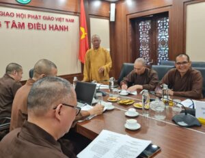 Hà nội: họp ban nghi lễ phục vụ Đại hội phật giáo toàn quốc lần thứ ix, nhiệm kỳ 2022 2027 637f42749f859.jpeg
